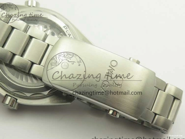 0420 Planet Ocean 43.5mm SS VSF 1:1 Best Edition Black Orange Bezel Black Dial on SS Bracelet A8900 Super Clone Breathable 8003